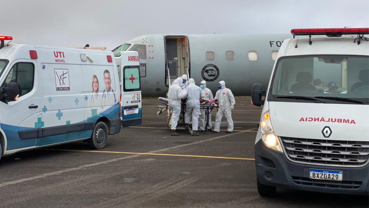 Pacientes de Manaus com Covid são transferidos para Natal